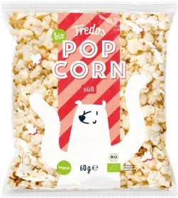 Fredos Bio-Popcorn, süß