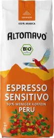Bio Espresso Sensitivo Peru, gemahlen (250 g)