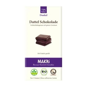 Bio Dattel Schokolade - Dunkel 72% (85 g)