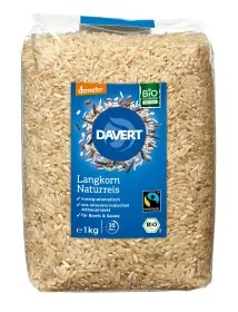 demeter Langkorn Naturreis Fairtrade 1kg