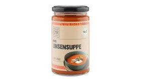 Rote Linsensuppe Curry & Kokos 380ml Bio & vegan