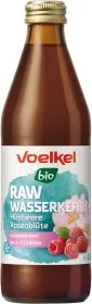RAW Wasserkefir Himbeere Rosenblüte, kühlpflichtig (0,33 l)