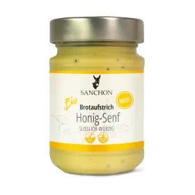 Bio Brotaufstrich Honig-Senf, SANCHON (175 g)