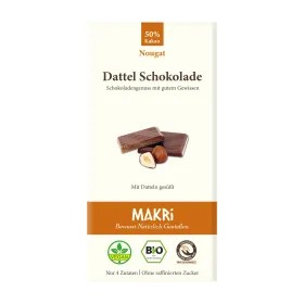 Bio Dattel Schokolade - Nougat 50% (85 g)