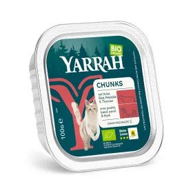 Bio Katze Schale Bröckchen Huhn mit Rind (100 g)
