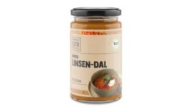 rotes Linsen-Dal mit Kurkuma 380ml Bio & vegan
