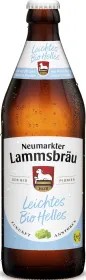 Lammsbräu Leichtes Bio Helles 0,5l - mit 3,4% vol. Alkohol (500 ml)